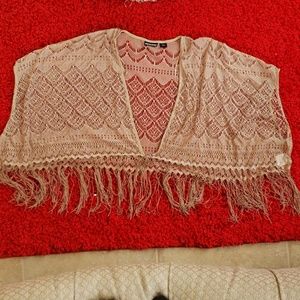 SOLD !! Brown Joe Boxer tassle vest